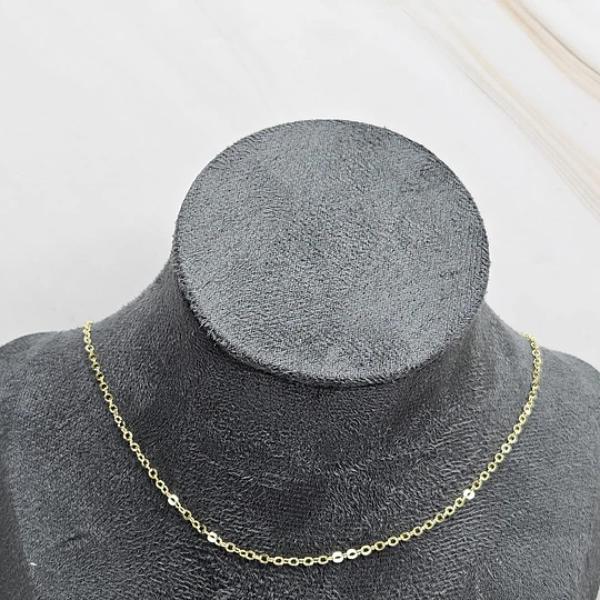 CADENA SIMPLE 40CM ENCH.ORO
