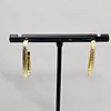 ARGOLLAS PLANAS OVALADAS LIJADAS 25MM ENCH.ORO