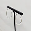 ARGOLLAS PLANAS OVALADAS LIJADAS 25MM ENCH.PLATA