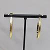 ARGOLLAS PLANAS LIJADAS EN PUNTA 35MM ENCH.ORO