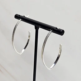 ARGOLLAS PLANAS LIJADAS EN PUNTA 35MM ENCH.PLATA