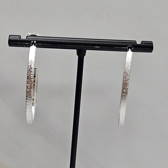 ARGOLLAS PLANAS LIJADAS EN PUNTA 35MM ENCH.PLATA