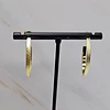 ARGOLLAS PLANAS LIJADAS EN PUNTA 30MM ENCH.ORO
