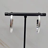 ARGOLLAS PLANAS LIJADAS EN PUNTA 30MM ENCH.PLATA