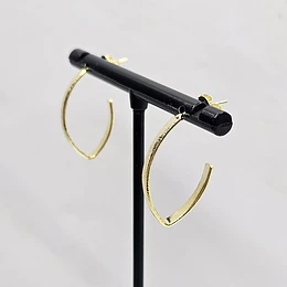 ARGOLLAS PLANAS LIJADAS EN PUNTA 25MM ENCH.ORO