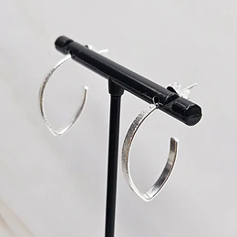 ARGOLLAS PLANAS LIJADAS EN PUNTA 25MM ENCH.PLATA