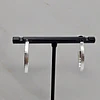 ARGOLLAS PLANAS LIJADAS EN PUNTA 25MM ENCH.PLATA