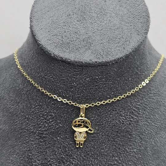 COLLAR NIÑO 45CM ENCH.ORO