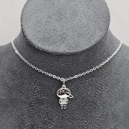 COLLAR NIÑO 45CM ENCH.PLATA