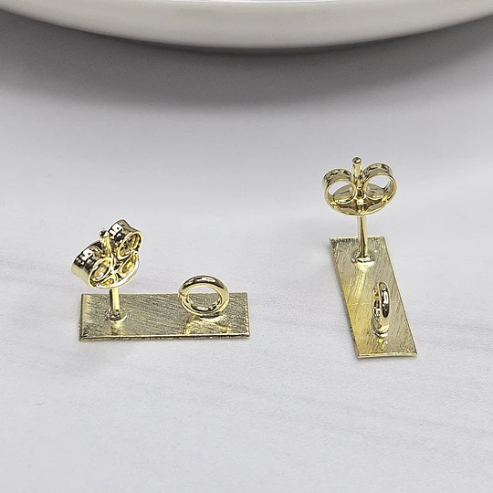 BASE RECTANGULAR LIJADA 20MM ENCH.ORO