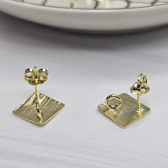 BASE DIAMANTE LIJADA 10MM ENCH.ORO