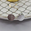 BASE CIRCULAR LIJADA 8MM ENCH.PLATA