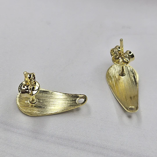 BASE GOTA LIJADA 16MM ENCH.ORO