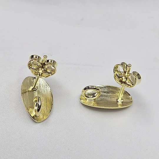 BASE OVALADA 12MM ENCH.ORO