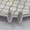 BASE OVALADA ALARGADA 13MM ENCH.PLATA