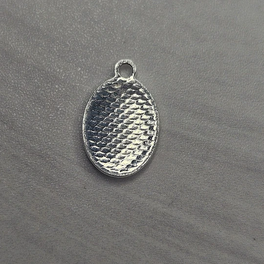 COLGANTE MINI VIRGEN GUADALUPE ENCH.PLATA