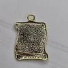 COLGANTE PERGAMINO CRISTO 23MM ENCH.ORO