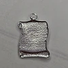 COLGANTE PERGAMINO CRISTO 23MM ENCH.PLATA