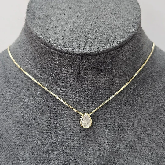PUNTO DE LUZ GOTA 45CM ENCH.ORO