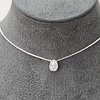 PUNTO DE LUZ GOTA 45CM ENCH.PLATA