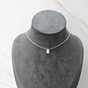PUNTO DE LUZ GOTA 45CM ENCH.PLATA