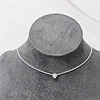 PUNTO DE LUZ CORAZÓN 45CM  ENCH.PLATA