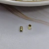 MOSTACILLA TUBO SATINADA 2MM ENCH.ORO