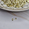 MOSTACILLA TUBO SATINADA 2MM ENCH.ORO