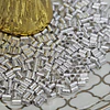 MOSTACILLA TUBO SATINADA 2MM ENCH.PLATA