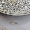 MOSTACILLA TUBO SATINADA 2MM ENCH.PLATA