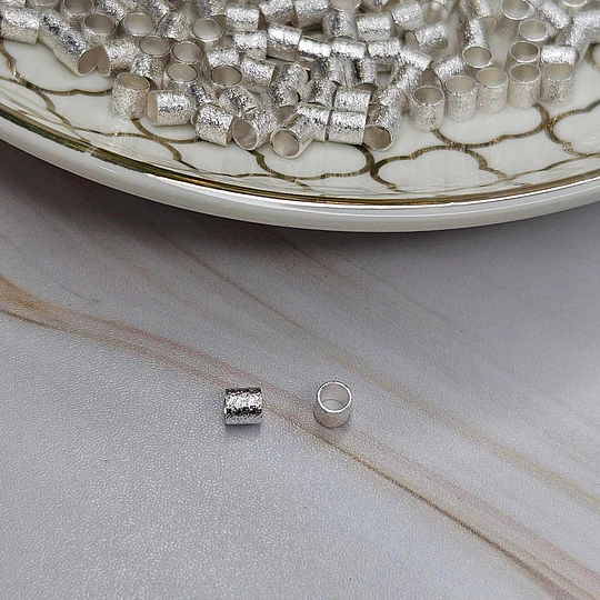 MOSTACILLA CIRCULAR SATINADA 3MM ENCH.PLATA