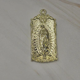 COLGANTE MAXI VIRGEN GUADALUPE 48MM ENCH.ORO