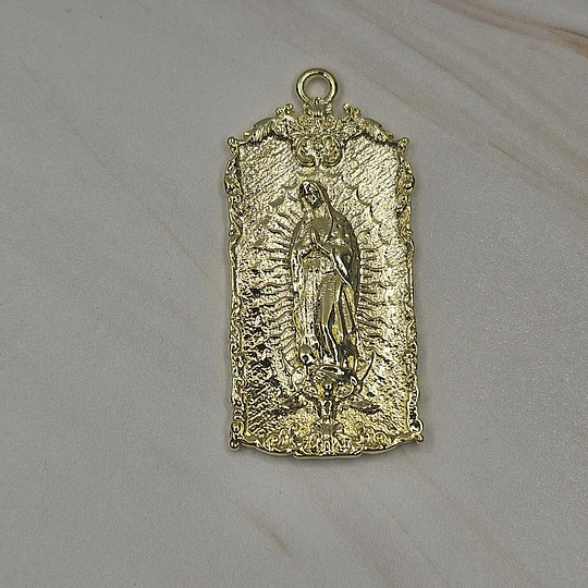 COLGANTE MAXI VIRGEN GUADALUPE 48MM ENCH.ORO