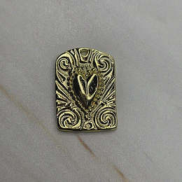 COLGANTE CORAZÓN VINTAGE 20MM ENCH.ORO