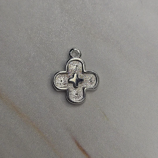 MINI CRUZ RELIEVE 13MM ENCH.PLATA