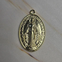 COLGANTE VIRGEN DE LOS RAYOS 30MM ENCH.ORO
