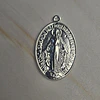 COLGANTE VIRGEN DE LOS RAYOS 30MM ENCH.PLATA
