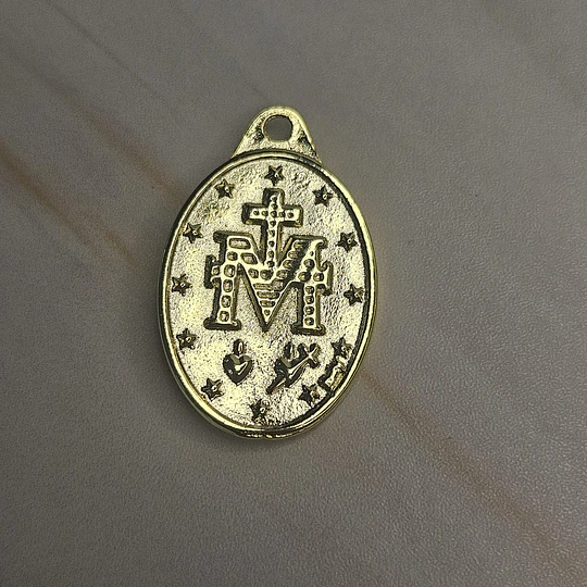 COLGANTE VIRGEN DE LOS RAYOS 25MM ENCH.ORO
