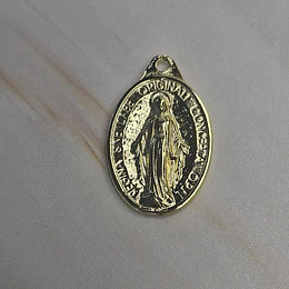COLGANTE VIRGEN DE LOS RAYOS 25MM ENCH.ORO