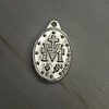 COLGANTE VIRGEN DE LOS RAYOS 25MM ENCH.PLATA