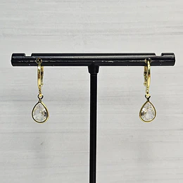 AROS GOTA CIRCÓN 10MM ENCH.ORO