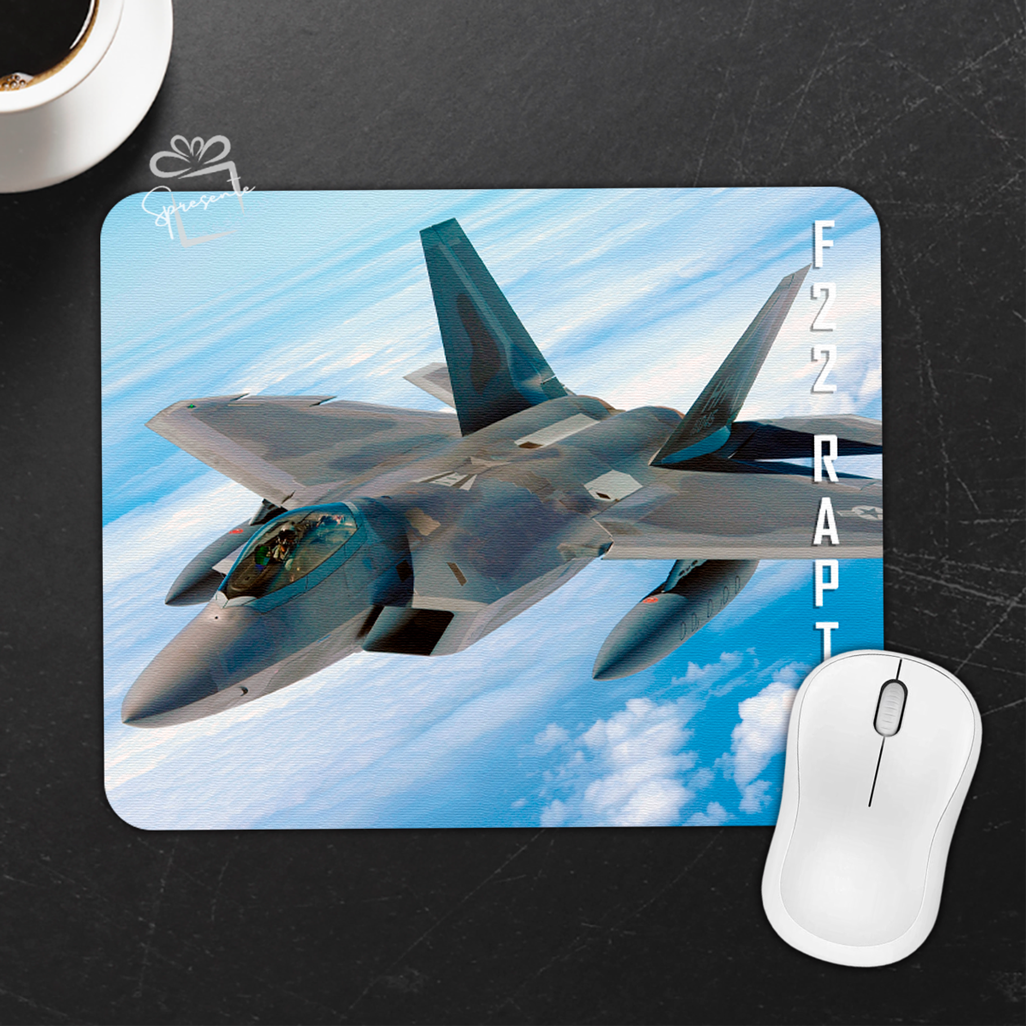 Mouse Pad Avión F-22 Raptor 2