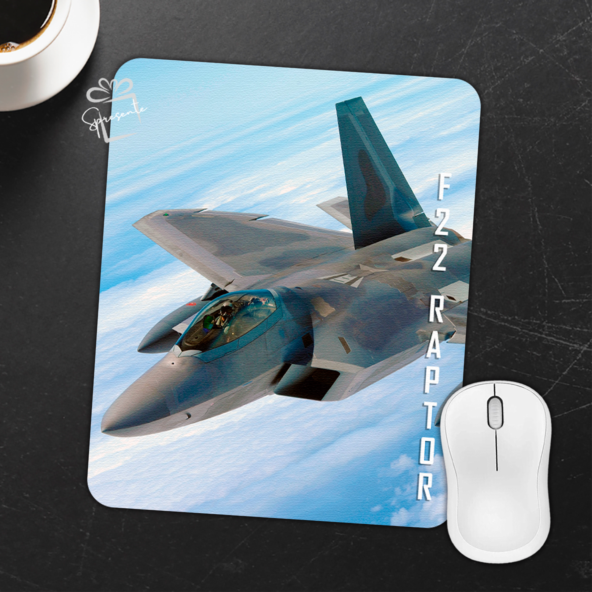Mouse Pad Avión F-22 Raptor 1