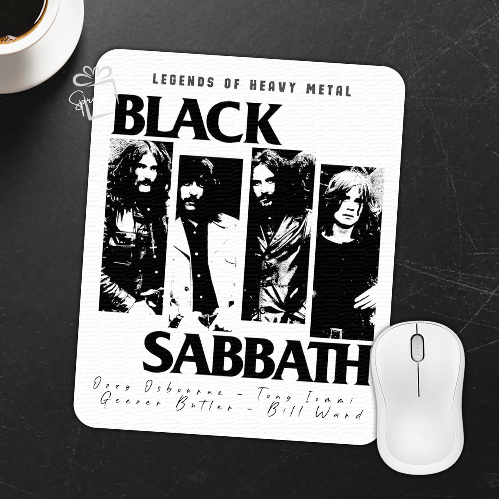 Mouse Pad Black Sabbath D1 1