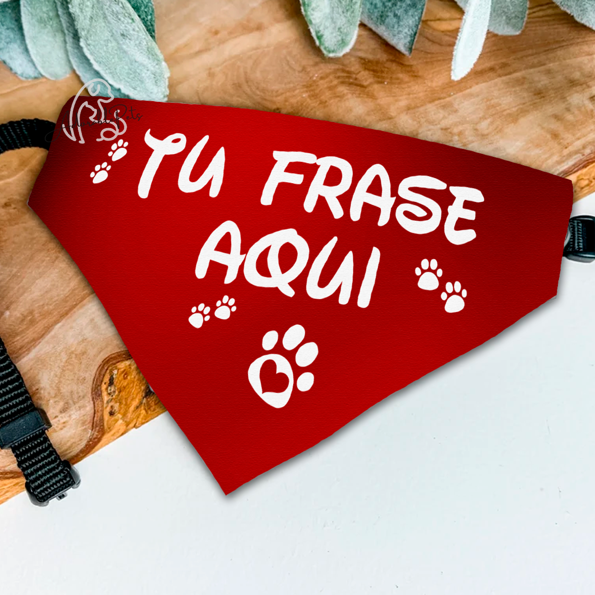 Bandana con Frases Mágicas Personalizada | Mascotas 6