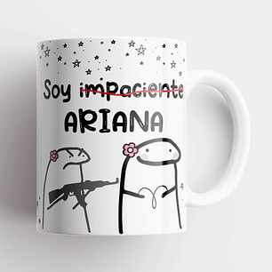 Taza Meme Flork Aries | Zodiaco