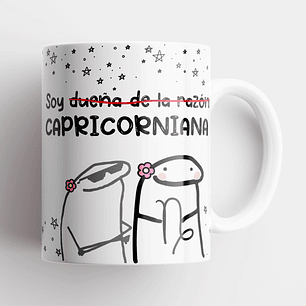 Taza Meme Flork Capricornio | Zodiaco