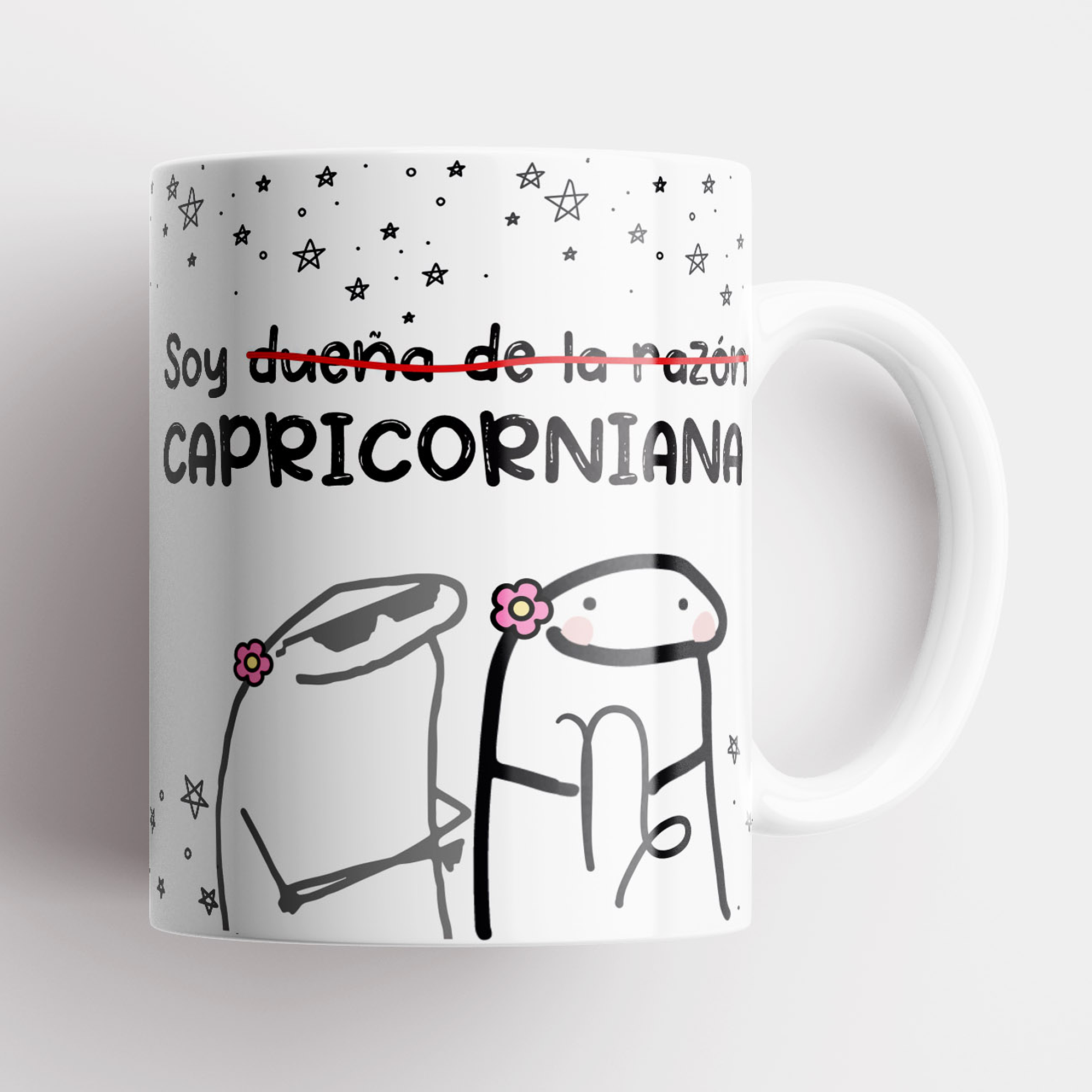 Taza Meme Flork Capricornio | Zodiaco 1