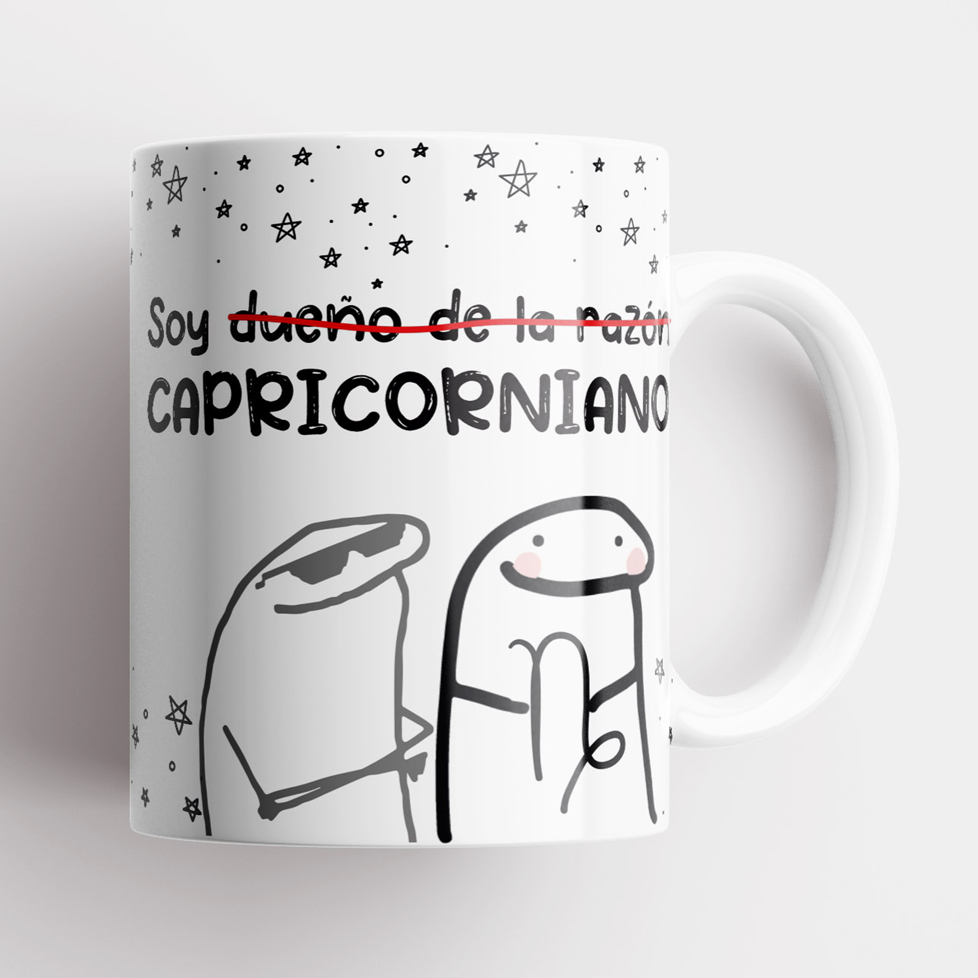 Taza Meme Flork Capricornio | Zodiaco 2