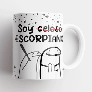 Taza Meme Flork Escorpio | Zodiaco